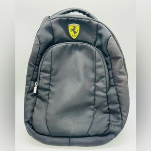 Ferrari Black Scuderia Backpack with Iconic Logo